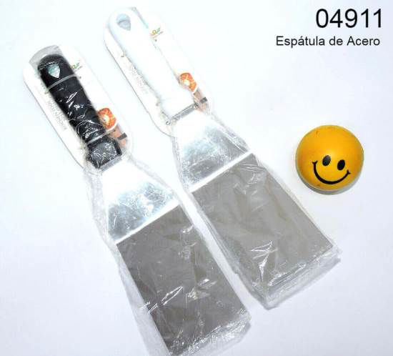 Imagen de ESPATULA DE ACERO CON MANGO DE COLOR 31CM 3.26